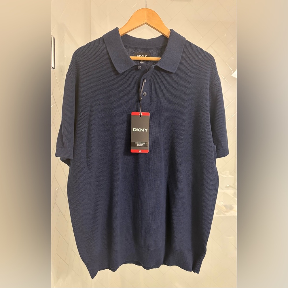 DKNY Men's Sweater Polo